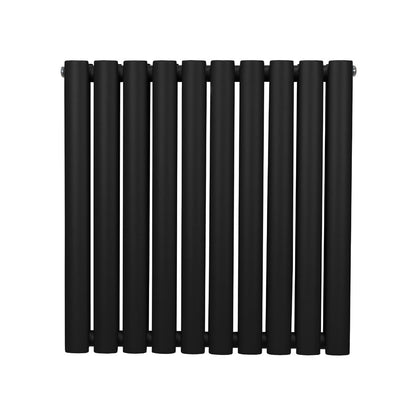 Oval Column Radiator – 600mm x 600mm - Black