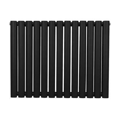 Oval Column Radiator – 600mm x 780mm – Black