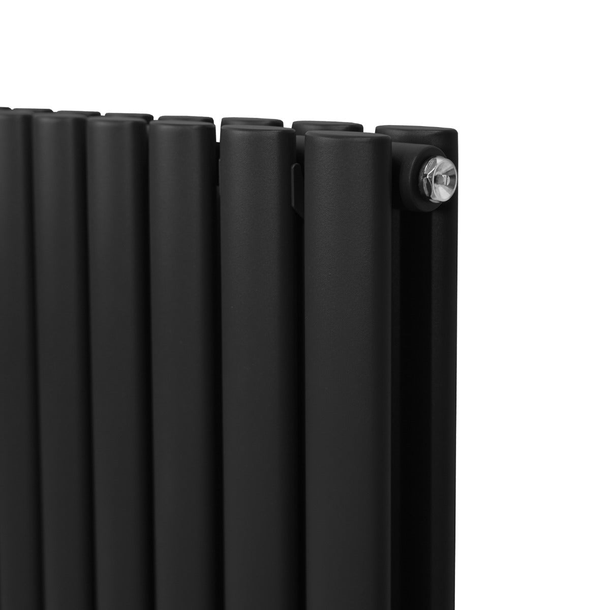 Oval Column Radiator – 600mm x 1200mm – Black