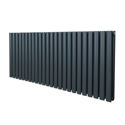 Oval Column Radiator – 600mm x 1440mm – Anthracite Grey