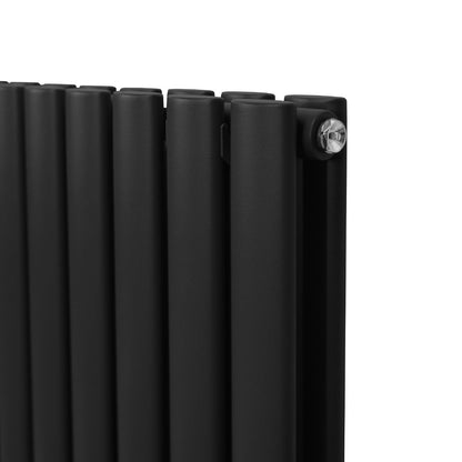 Oval Column Radiator – 1600mm x 240mm – Black