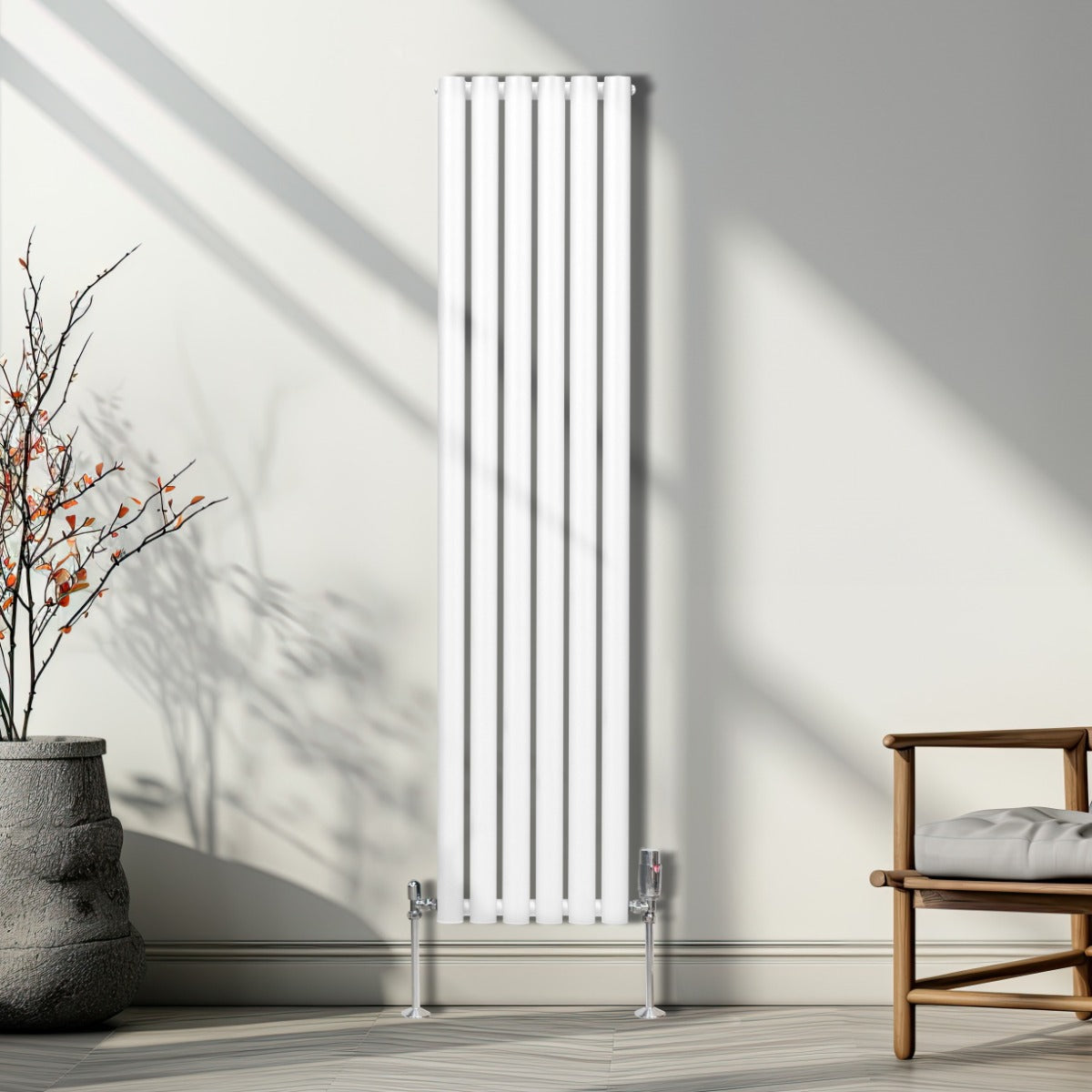 Oval Column Radiator – 1600mm x 360mm – White