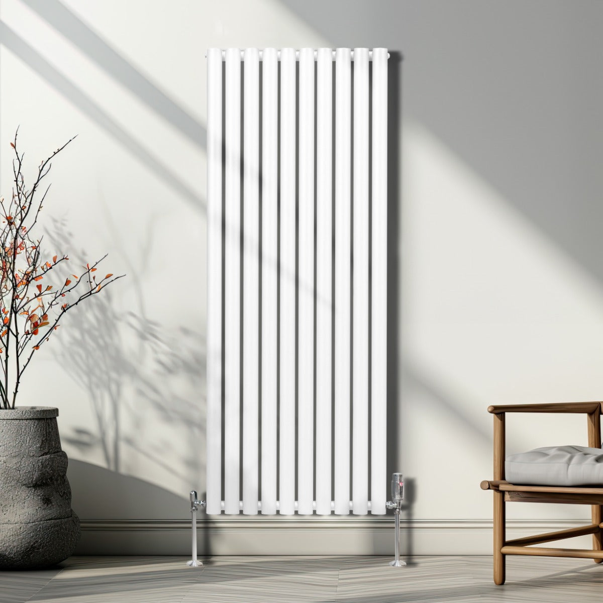 Oval Column Radiator – 1600mm x 600mm – White