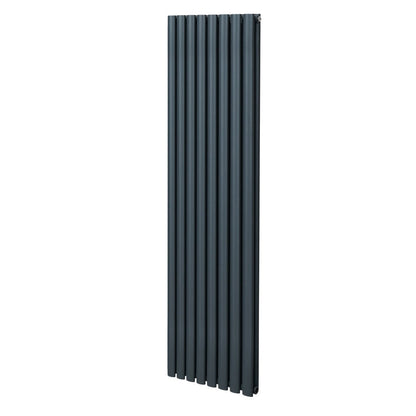 Oval Column Radiator – 1800mm x 480mm – Anthracite Grey