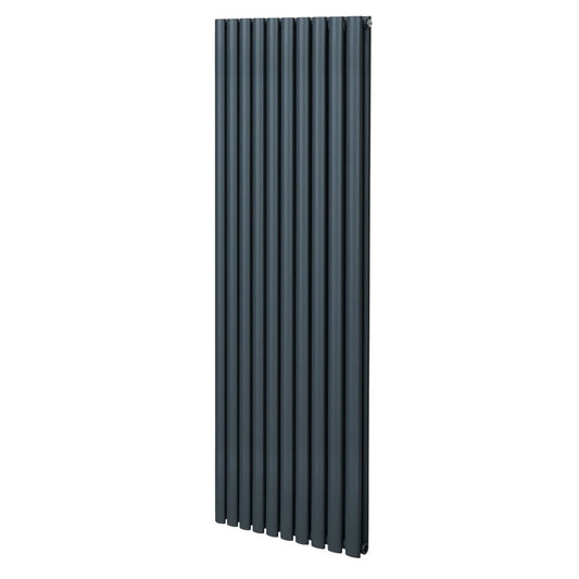 Oval Column Radiator – 1800mm x 600mm – Anthracite Grey