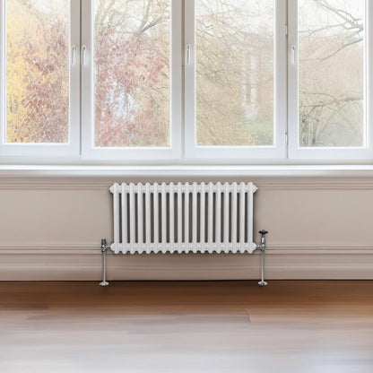 Traditional 2 Column Radiator - 300 x 832mm - White