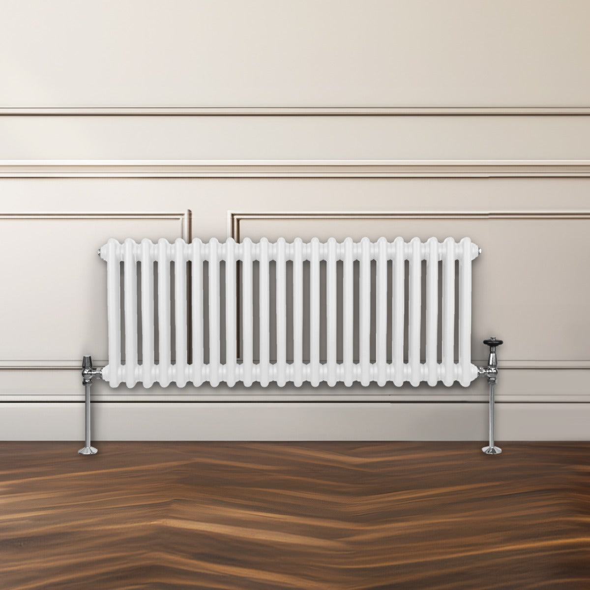 Traditional 2 Column Radiator - 300 x 1012mm - White