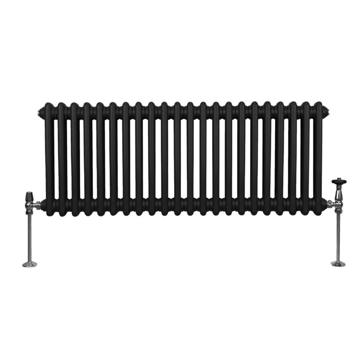 Traditional 2 Column Radiator - 300 x 1012mm - Black