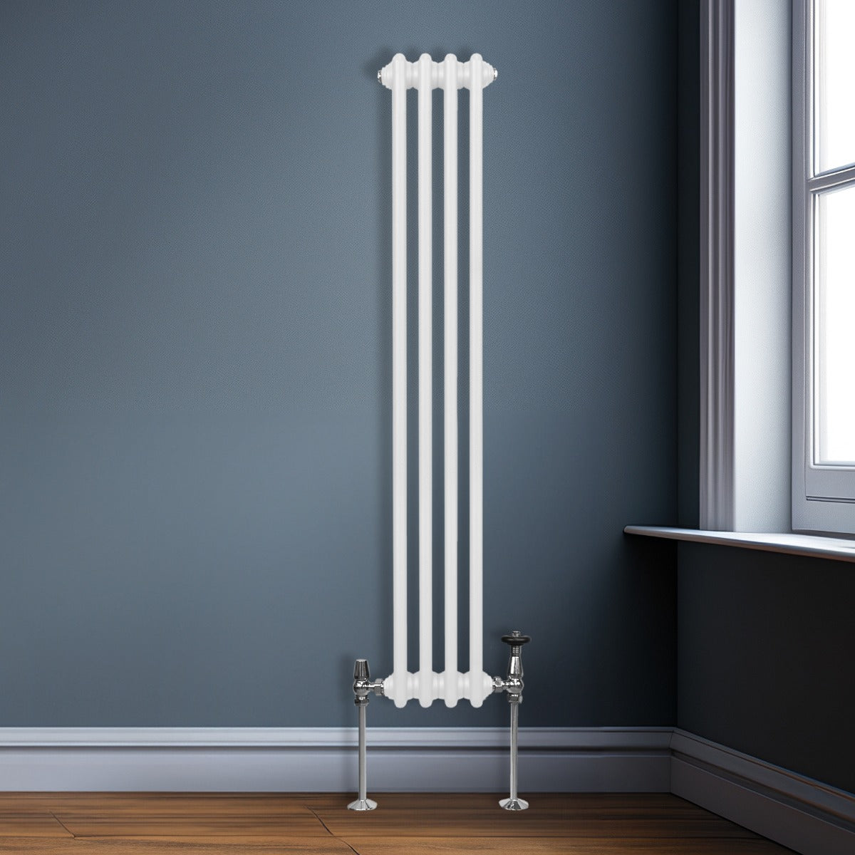 Traditional 2 Column Radiator - 1500 x 202mm - White