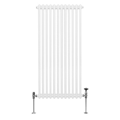 Traditional 2 Column Radiator - 1500 x 562mm - White