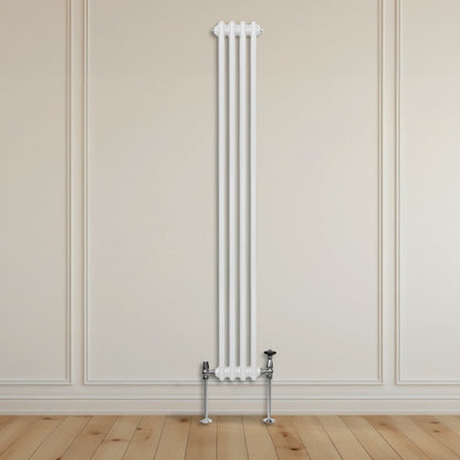 Traditional 2 Column Radiator - 1800 x 202mm - White