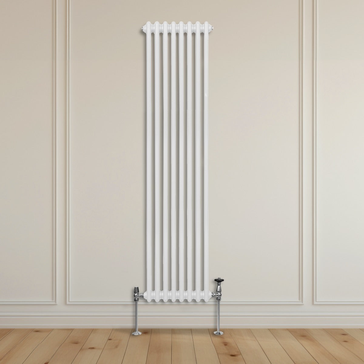 Traditional 2 Column Radiator - 1800 x 382mm - White