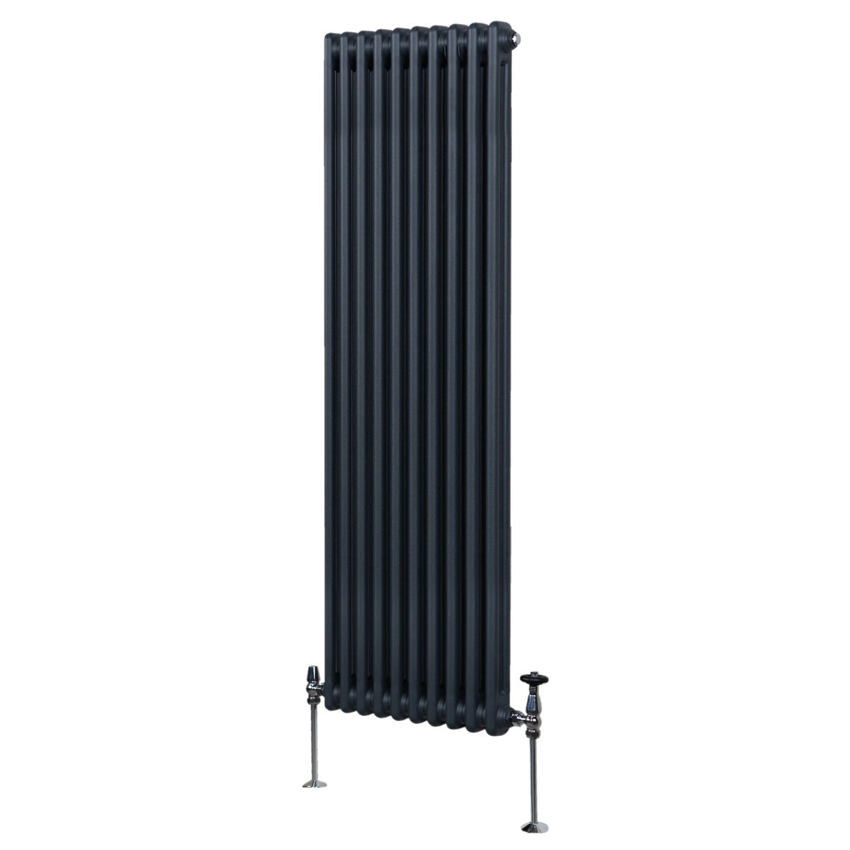 Traditional 2 Column Radiator - 1800 x 472mm - Anthracite Grey