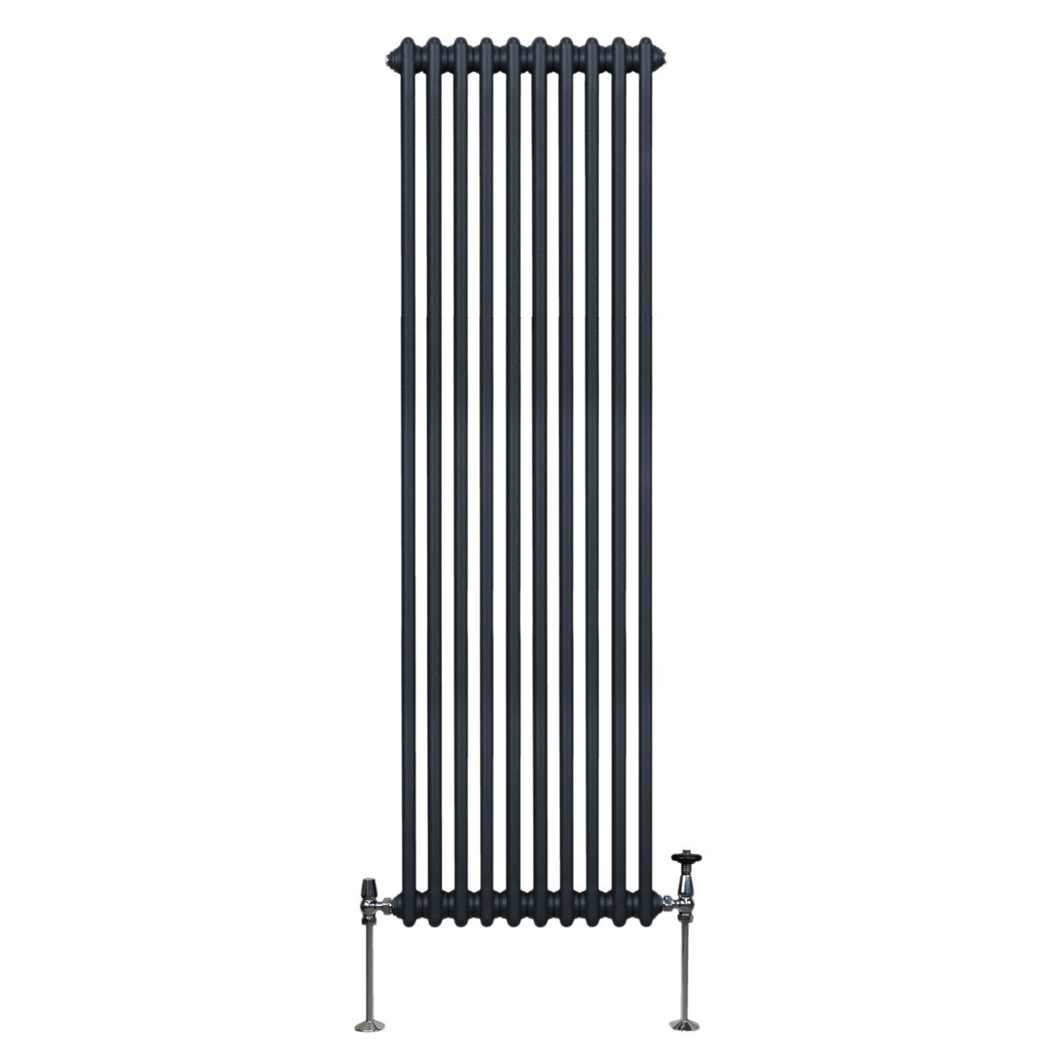 Traditional 2 Column Radiator - 1800 x 472mm - Anthracite Grey