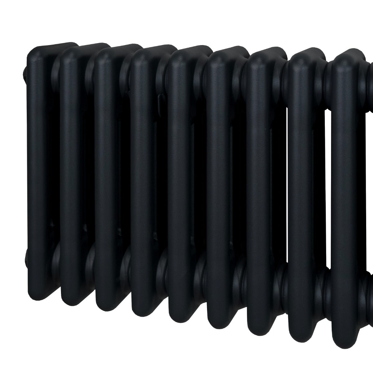 Traditional 3 Column Radiator - 300 x 1012mm - Black