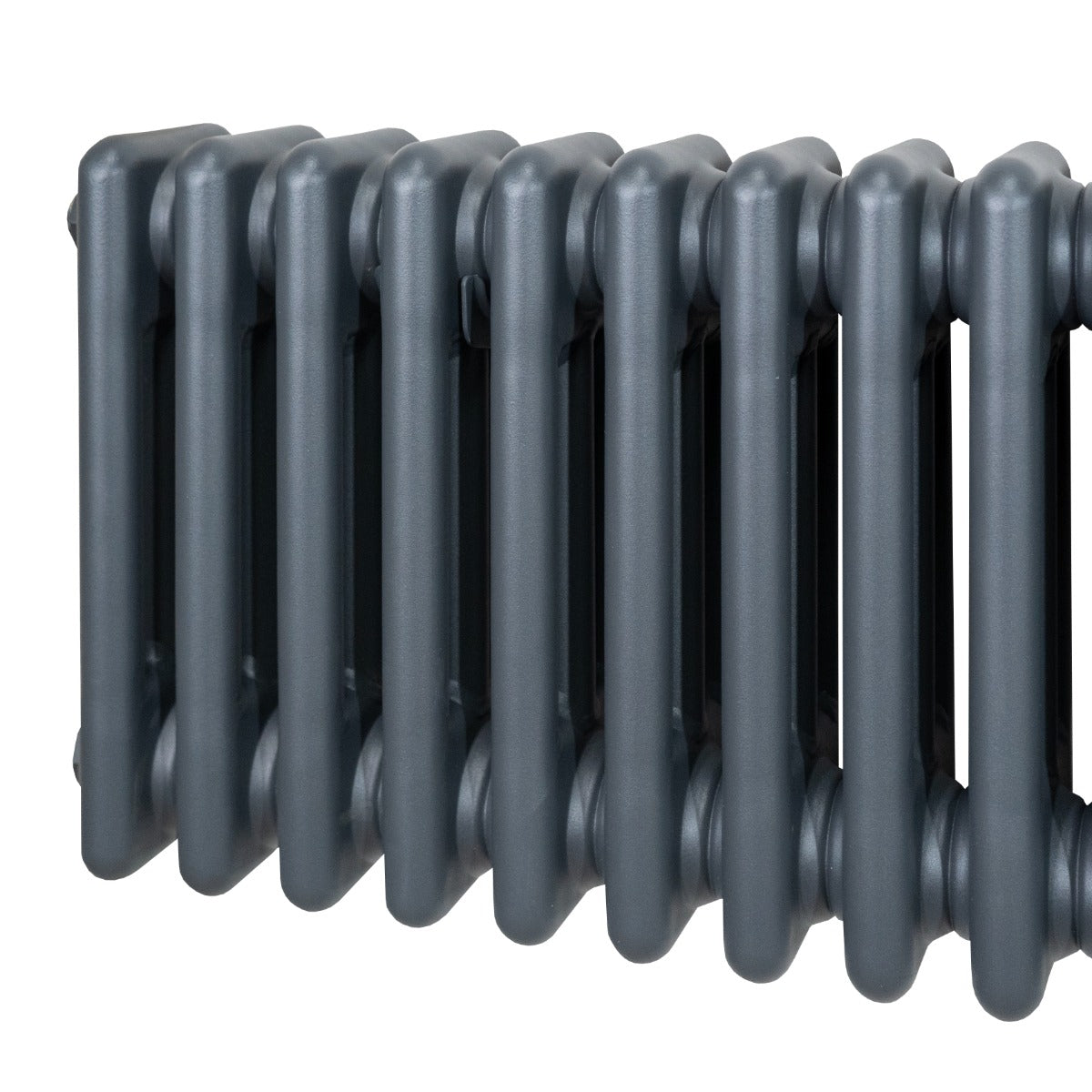 Traditional 3 Column Radiator - 300 x 1192mm - Anthracite Grey