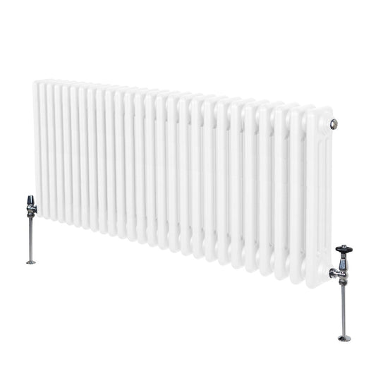 Traditional 3 Column Radiator - 600 x 1192mm - White