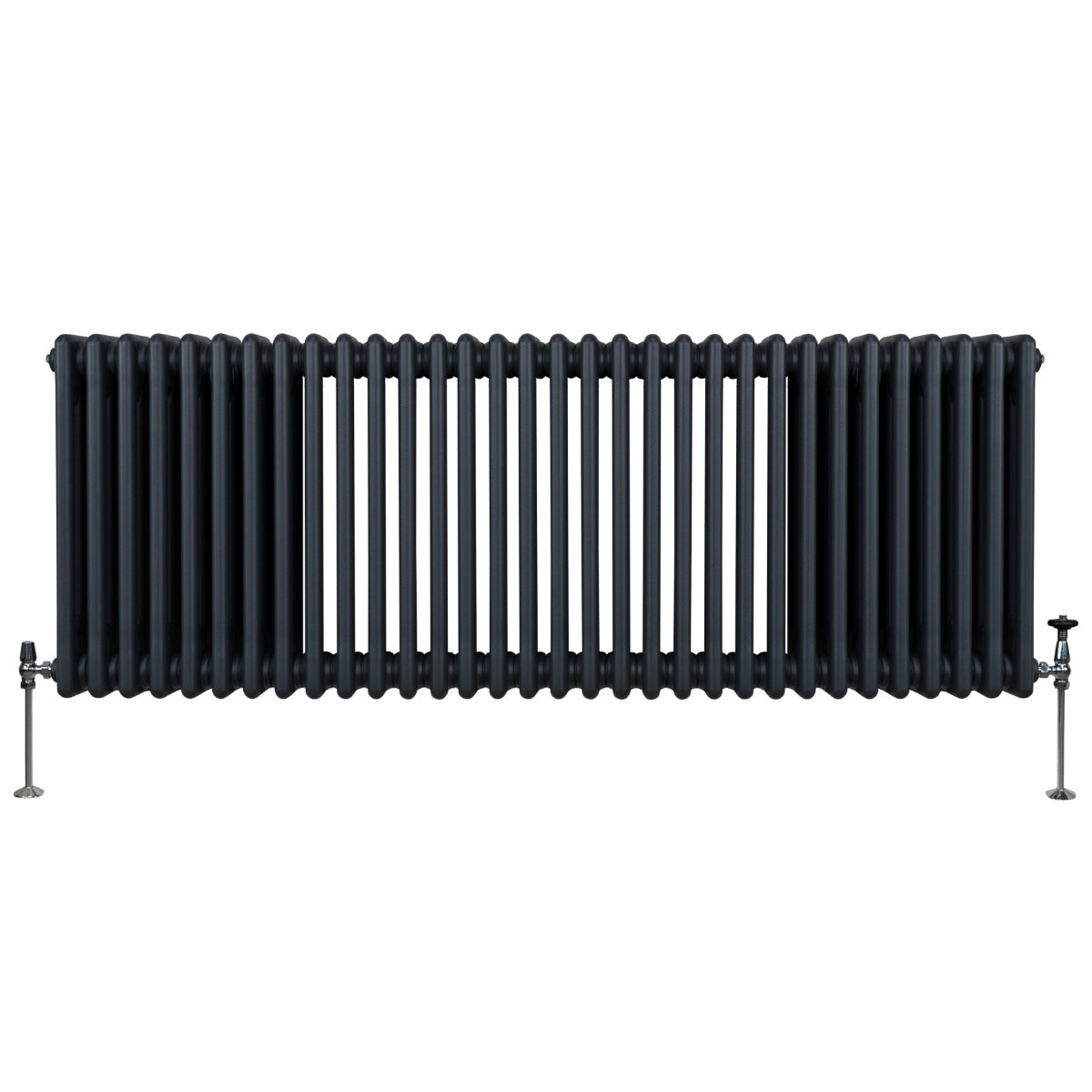 Traditional 3 Column Radiator - 600 x 1462mm - Anthracite Grey