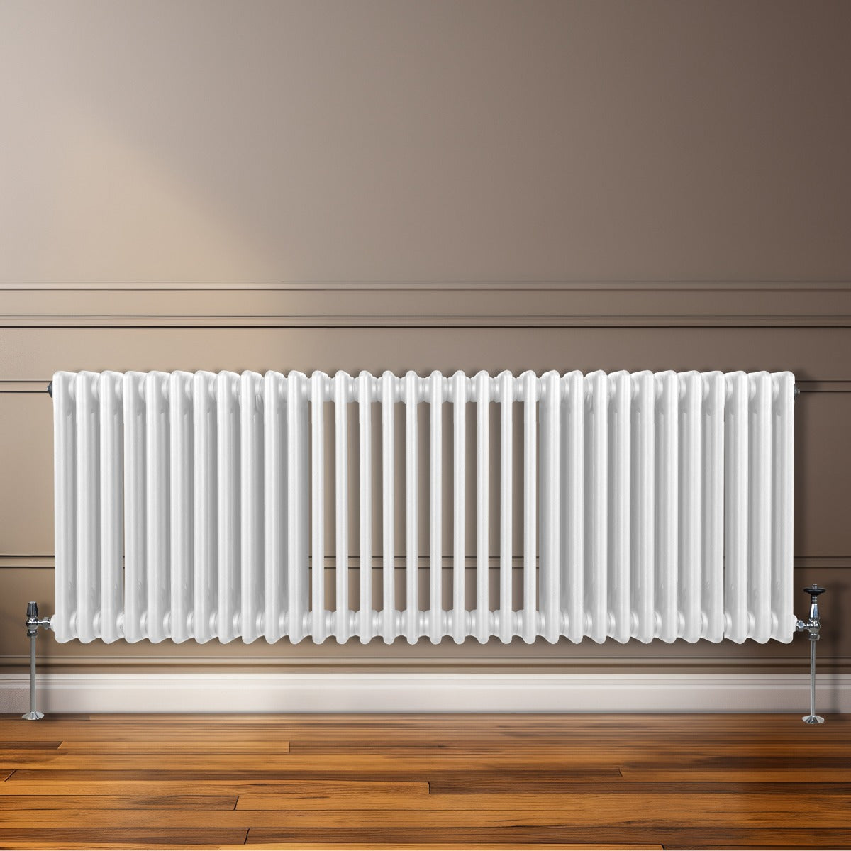 Traditional 3 Column Radiator - 600 x 1462mm - White