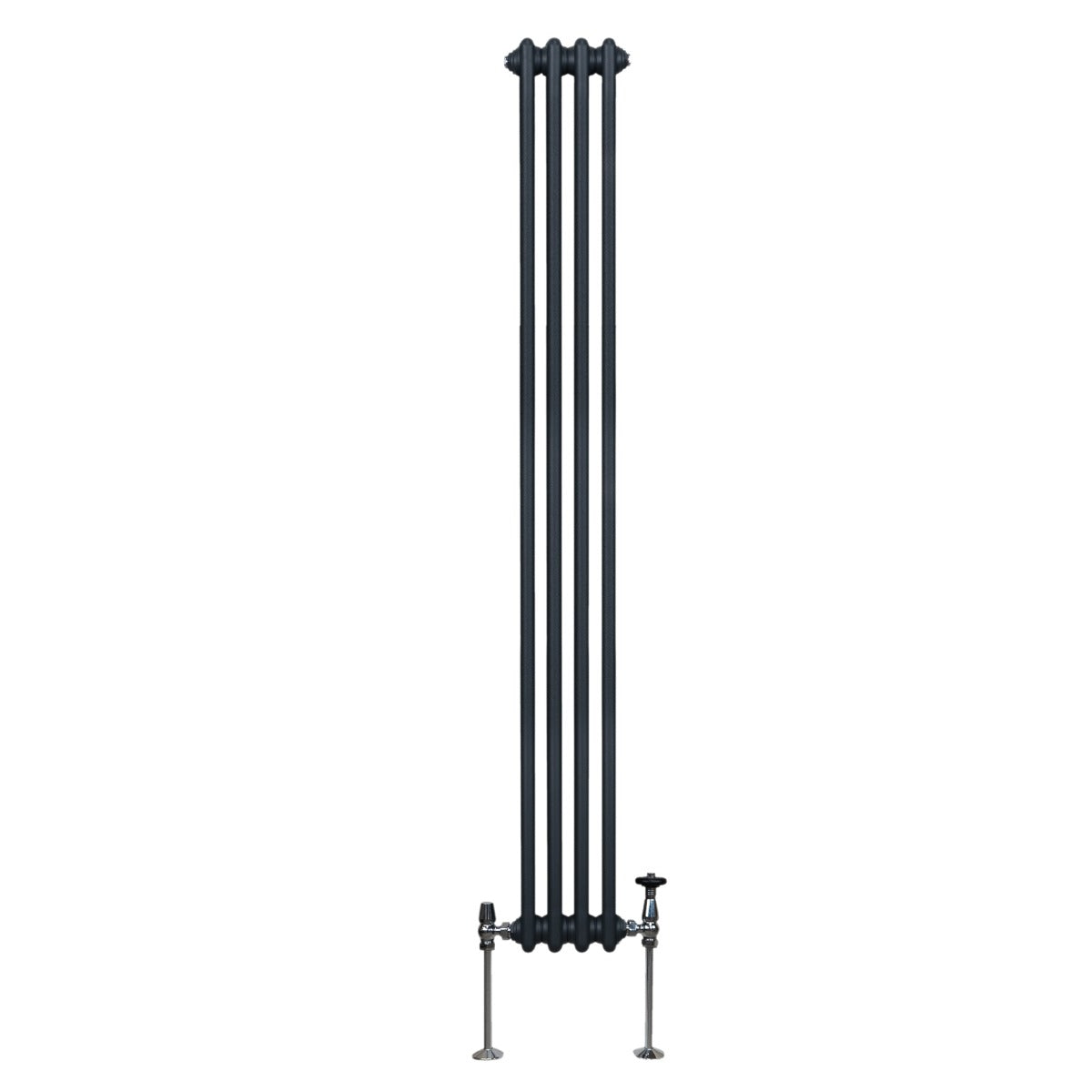 Traditional 3 Column Radiator - 1800 x 202mm - Anthracite Grey