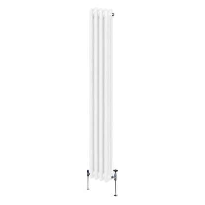 Traditional 3 Column Radiator - 1800 x 202mm - White