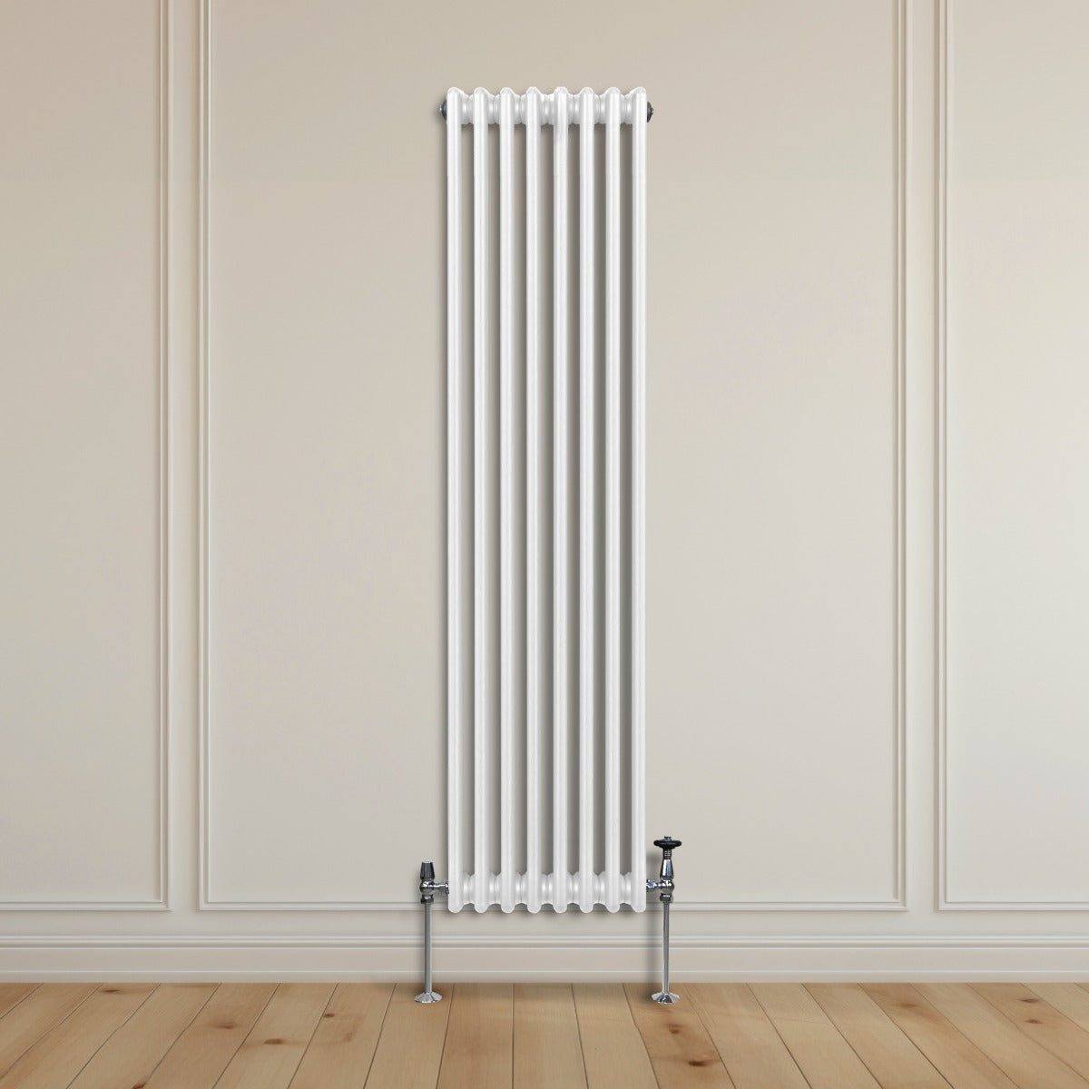 Traditional 3 Column Radiator - 1800 x 382mm - White