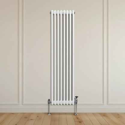 Traditional 3 Column Radiator - 1800 x 382mm - White