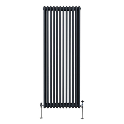 Traditional 3 Column Radiator - 1800 x 562mm - Anthracite Grey