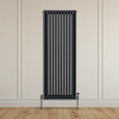 Traditional 3 Column Radiator - 1800 x 562mm - Anthracite Grey