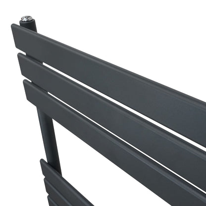 Flat Panel Towel Radiator – 1200mm x 450mm – Anthracite Grey