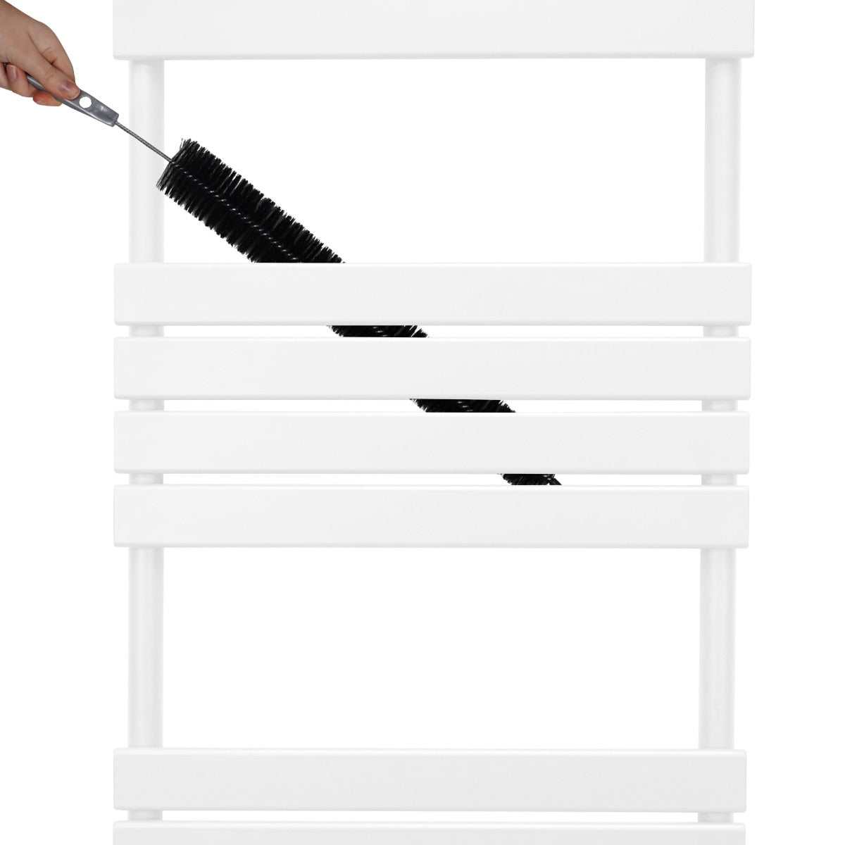 Flat Panel Towel Radiator – 1200mm x 450mm – White