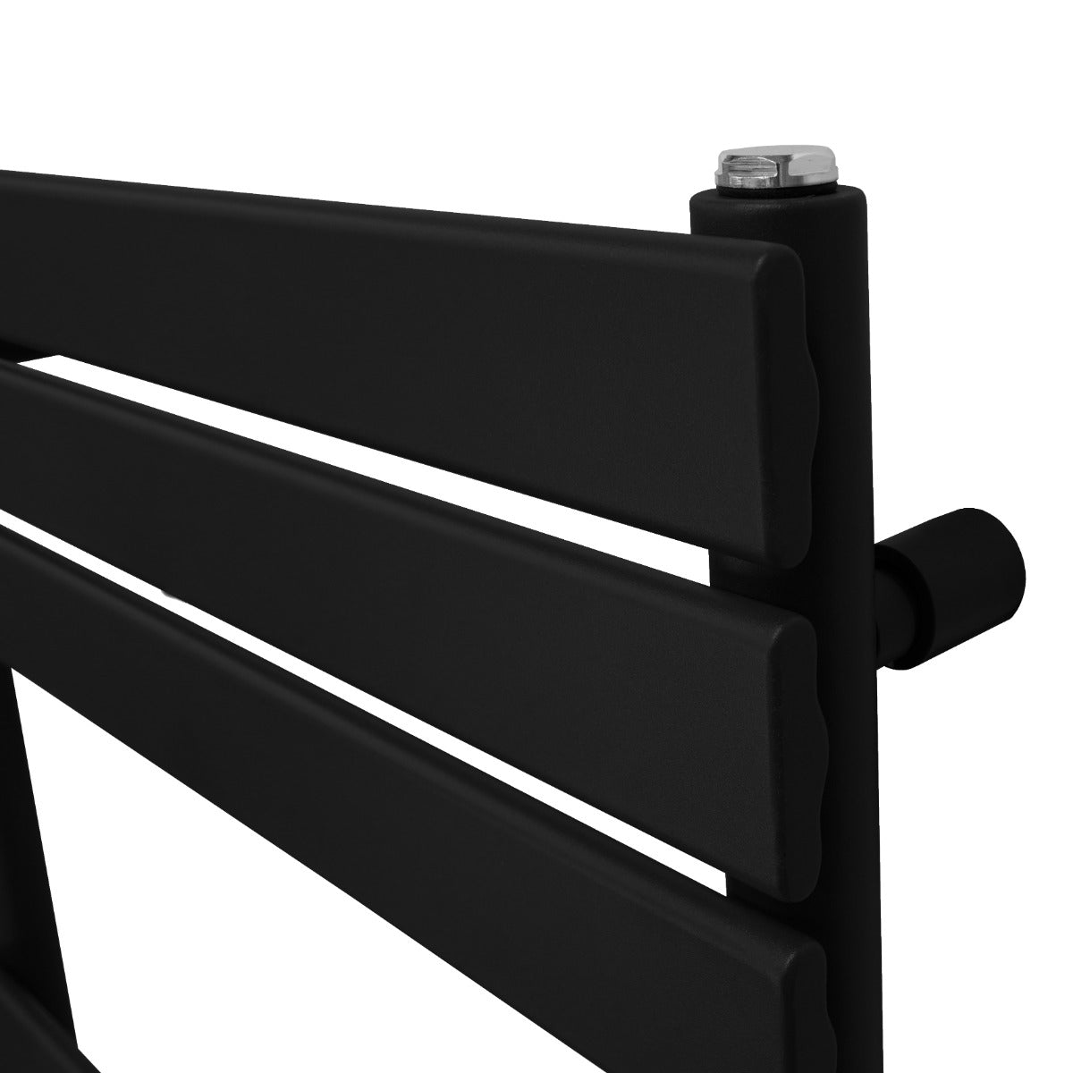 Flat Panel Towel Radiator – 1200mm x 450mm – Black