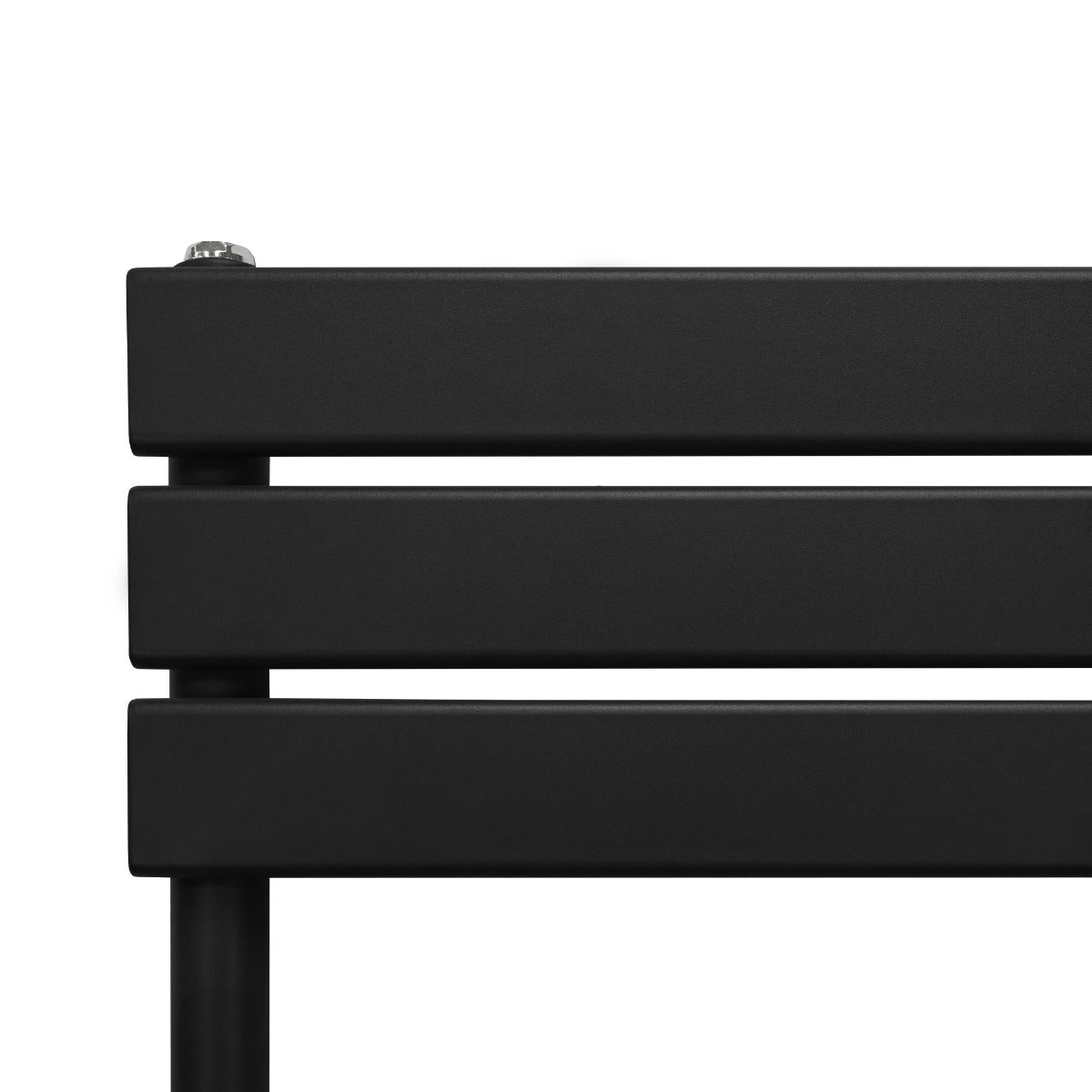 Flat Panel Towel Radiator – 1200mm x 450mm – Black