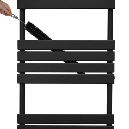 Flat Panel Towel Radiator – 1200mm x 450mm – Black