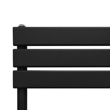 Flat Panel Towel Radiator – 1200mm x 600mm – Black