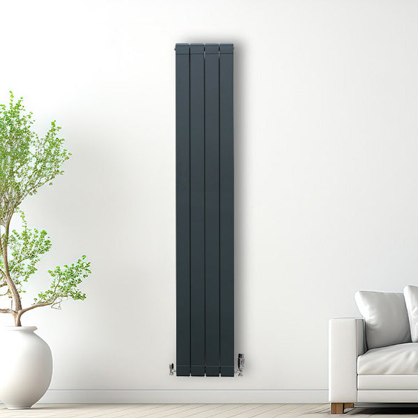 Aluminium Radiator – 1800mm x 315mm – Anthracite Grey