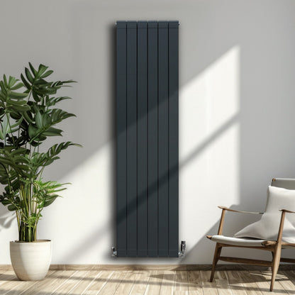 Aluminium Radiator – 1800mm x 475mm – Anthracite Grey