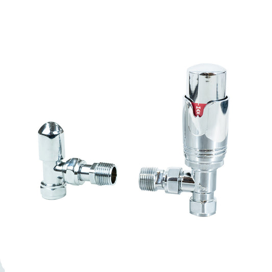 Chrome Thermostatic Radiator Valves