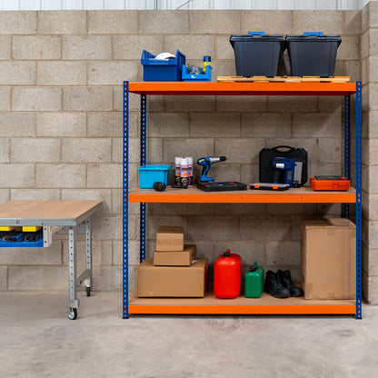 S-Rax 3 Shelf Racking - 180cm x 180cm x 60cm