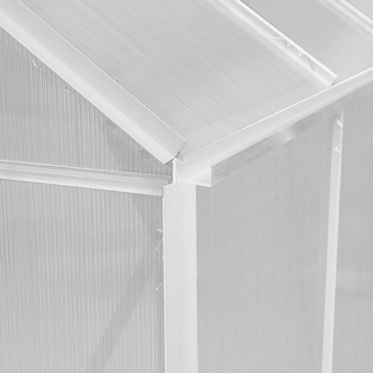 Polycarbonate Greenhouse 6ft x 4ft – Silver