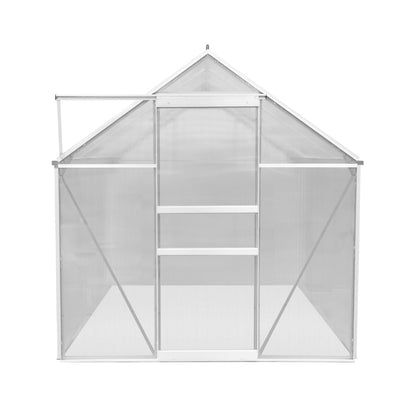 Polycarbonate Greenhouse 6ft x 6ft – Silver