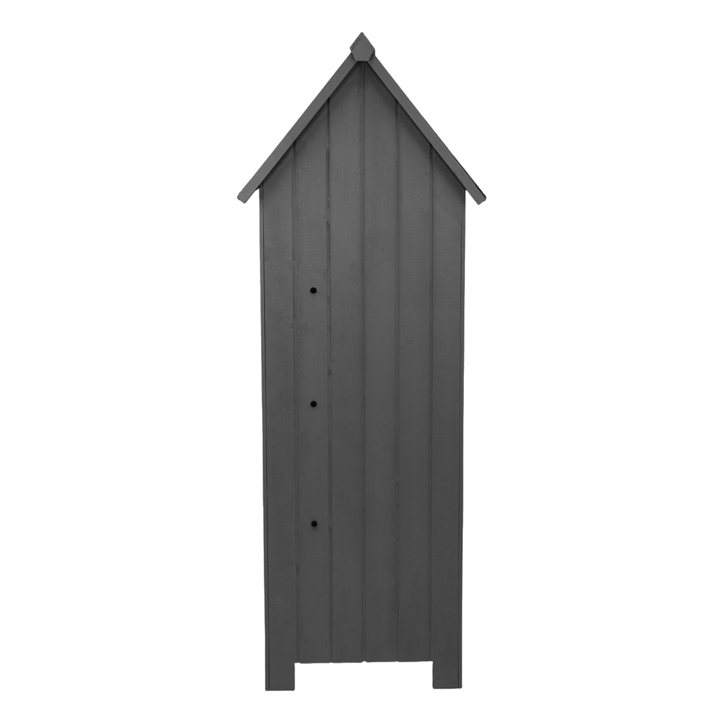 Wooden Garden Shed - Dark Grey