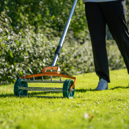 100cm Lawn Leveller & Aerator – Orange