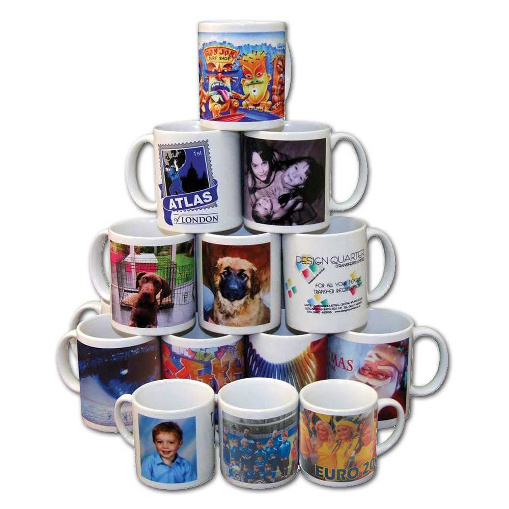 72 White Sublimation Mugs With Boxes & Heat Tape Roll