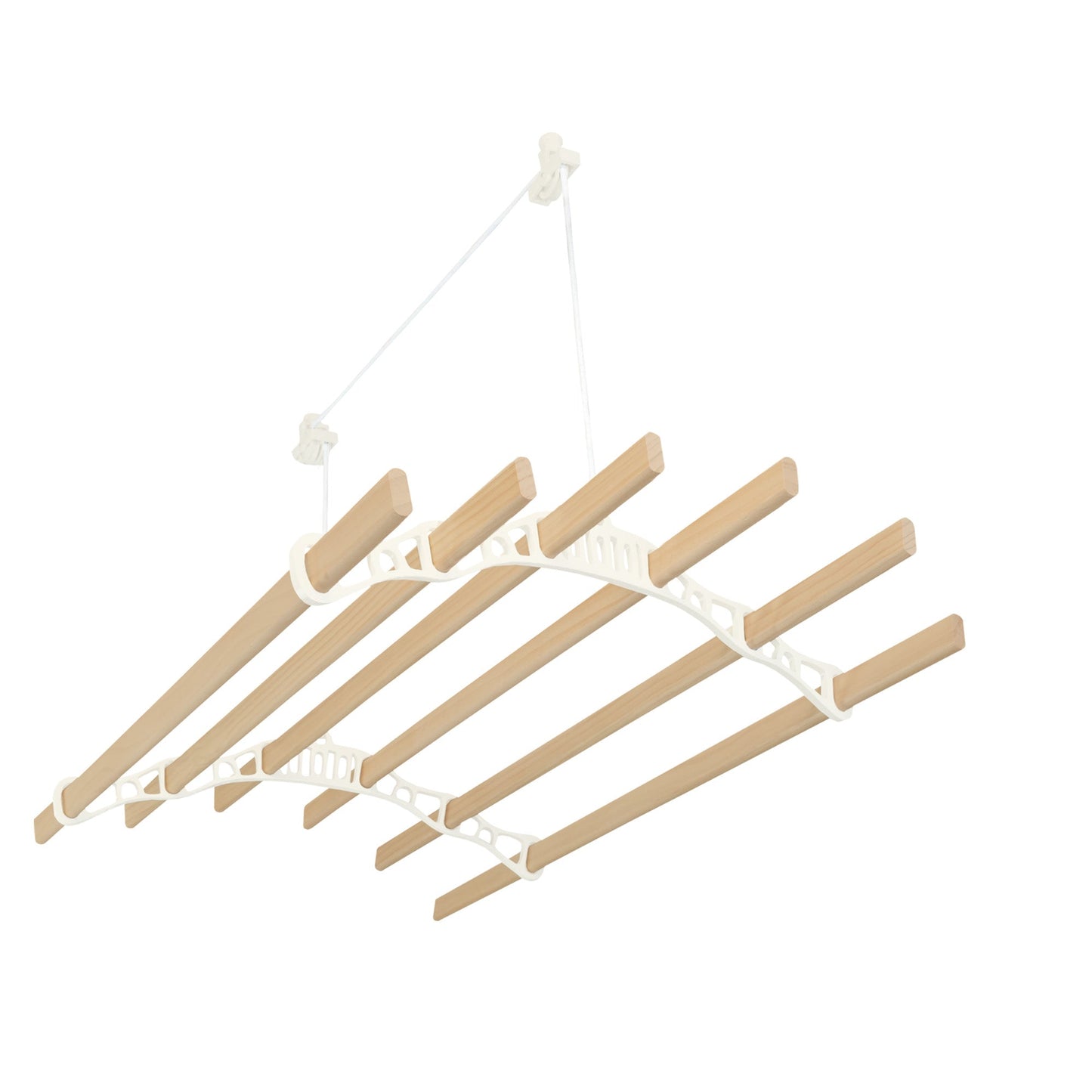 Clothing Airer Ceiling Pulley - Ivory - 1.2m