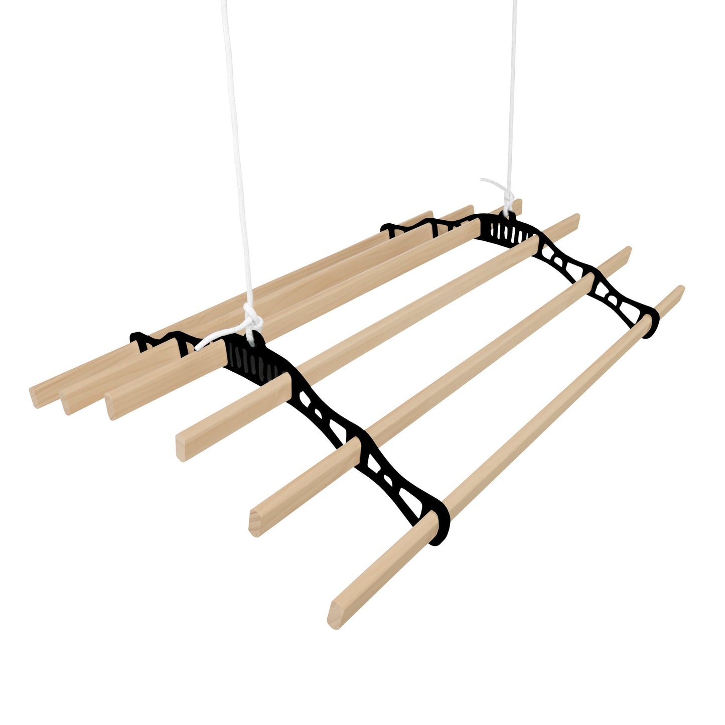 Clothing Airer Ceiling Pulley - Black - 0.9m