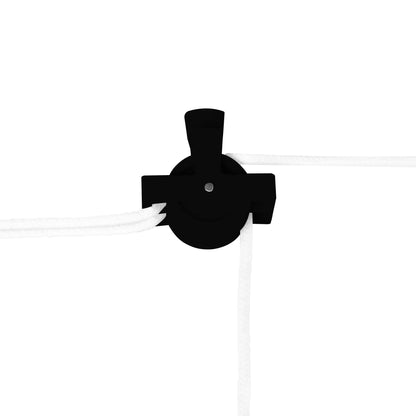 Clothing Airer Ceiling Pulley - Black - 0.9m