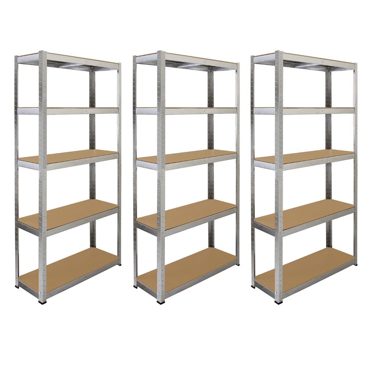 6 x GALWIX 90cm x 180cm x 30cm Galvanised Racking