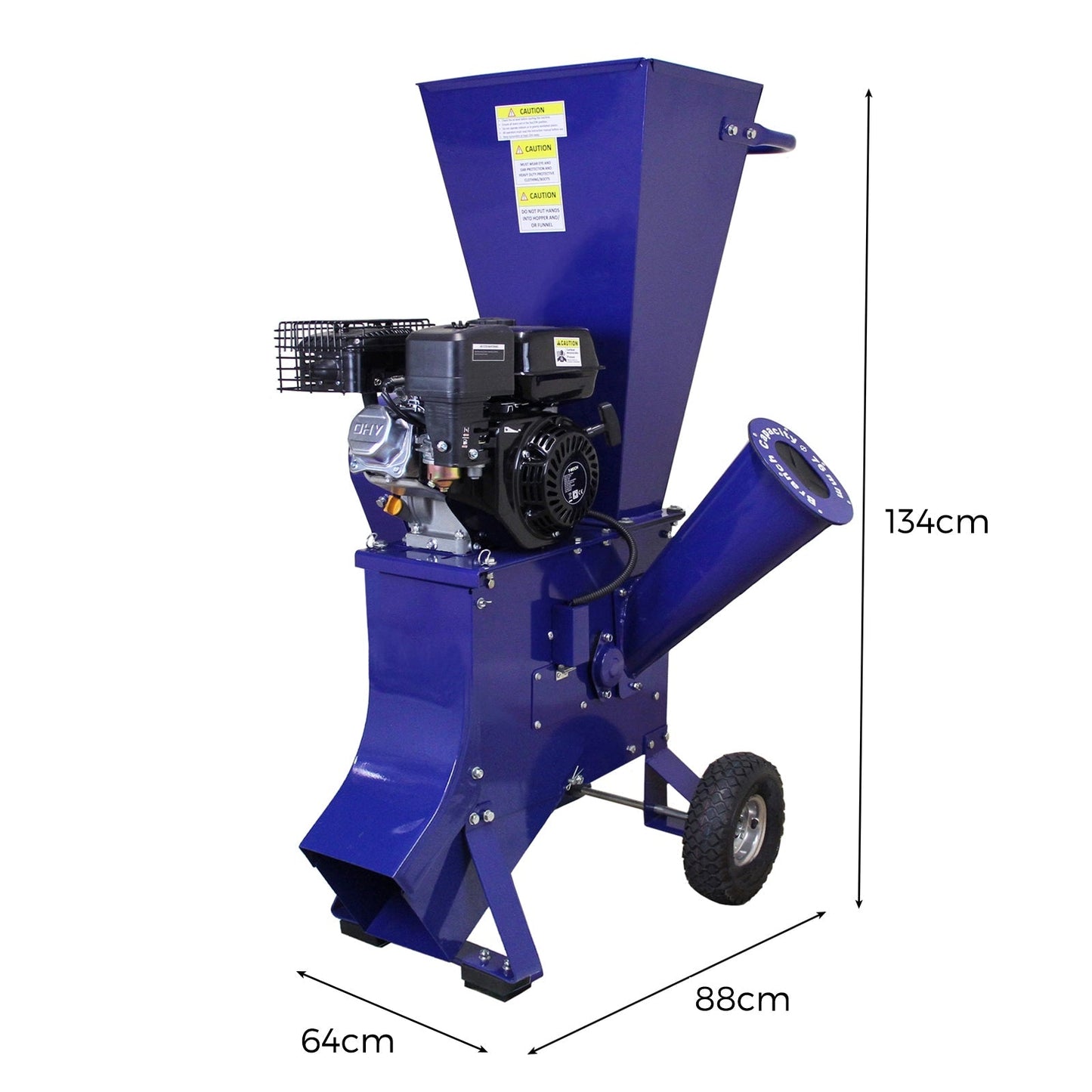 T-Mech Log Splitter 5T 370mm & T-Mech 6.5HP Wood Chipper