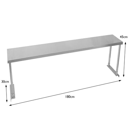 Kukoo Single Tier Steel Over-Shelf 1800mm